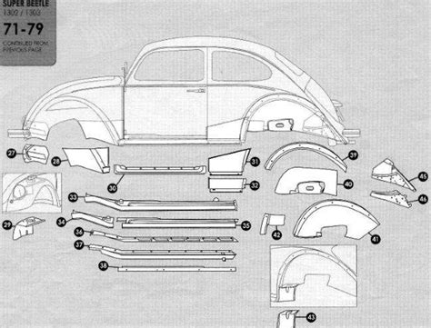 vw type 3 sheet metal|super beetle type 3 parts.